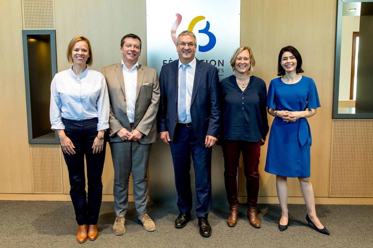 Photo gouvernement de la FWB - 2019-2024 - crédit DR