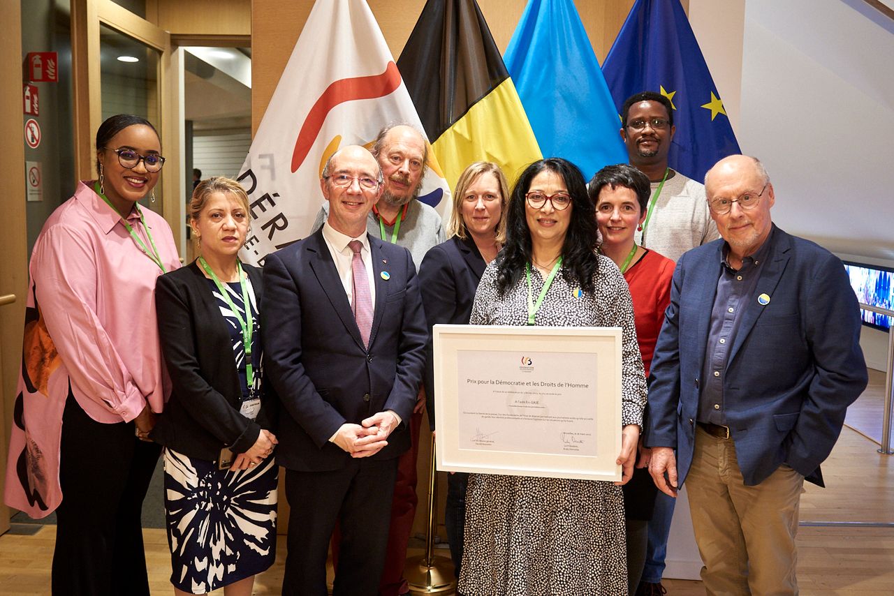 Photos de groupe Prix de la Démocratie et des Droits de l'Homme 2022