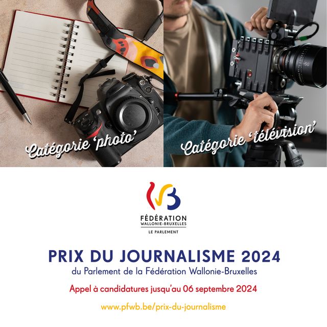 Appel à candidatures _ Prix du journalisme du PFWB 2024