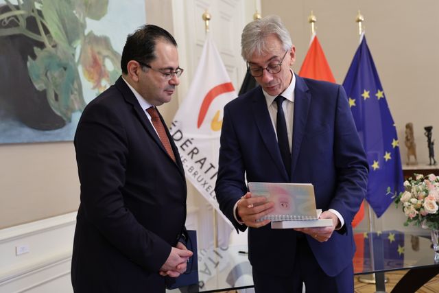 Rencontre entre le Président du Parlement de la Fédération Wallonie-Bruxelles et l’Ambassadeur de Turquie